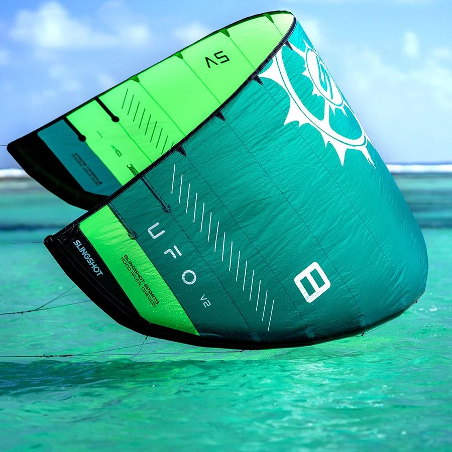 Slingshot UFO V2 Limited Edition Green Zero Strut Foil Kite - 30% Off Discounts Apply ! - Image 5